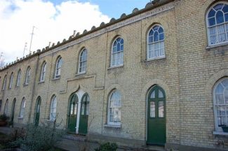 Front view of Percy Almshouses, Hanover, Brighton