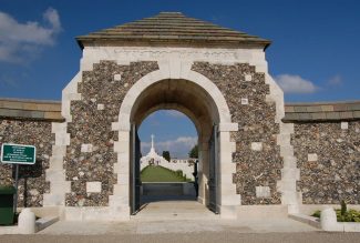 The entrance to the Tyne Cot Memorial The entrance to the Tyne Cot Memorial | CGWC