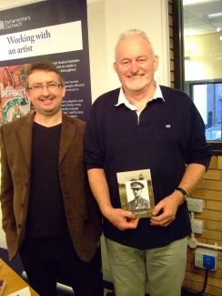 Ted Bailey (right) with Brentwood Weekly News journalist Steve Crancher at the Brentwood Writers' Convention in 2010 | Sylvia Kent