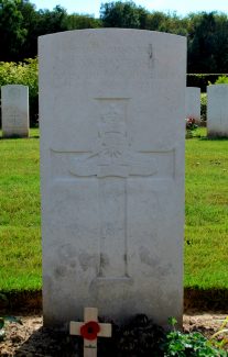 Gunner Bayford's headstone | Billericay ATC