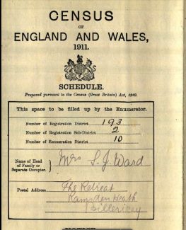 Census entry Census entry