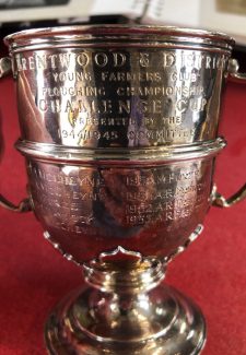 Brentwood and District Young Farmers Ploughing Challenge Cup won by Bert in 1951, 1952 & 1953 | Claire Morley